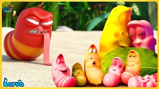 LARVA FAMILY GREEN BLUE RED AND YELLOW | SUPER POWER   60min | Cartoon Comedy video by LARVA