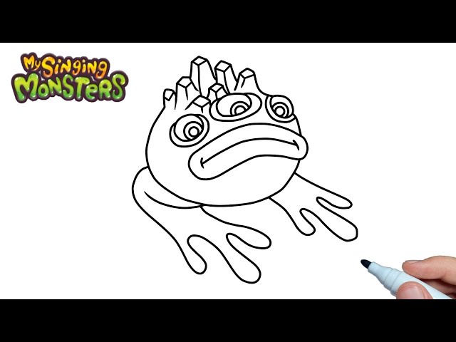 How to draw a Dandidoo from My Singing Monsters step by step 