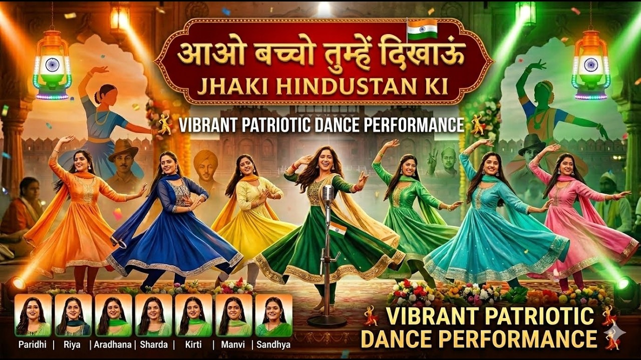 🇮🇳 Aao Bachho Tumhe Dikhau Jhaki Hindustan Ki | Patriotic Special