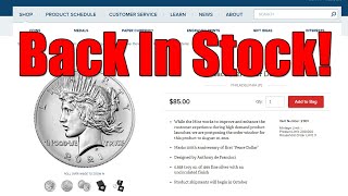 2021 Peace Dollar US Mint Back in Stock! Hurry!