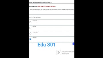Edu 301 quiz#3 #2023