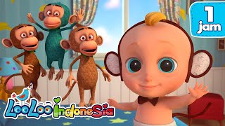Lima Monyet Kecil - Lagu Binatang Ceria untuk Anak-Anak