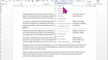 HOW TO ADD PARAGRAPH BORDER IN WORD