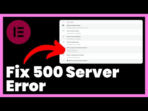 How to Fix 500 Server Error in Elementor