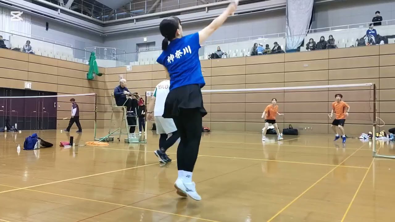 【バドミントン】2026/1/18　混合1部ファイナル鈴木/佐藤 vs 阿部/原田