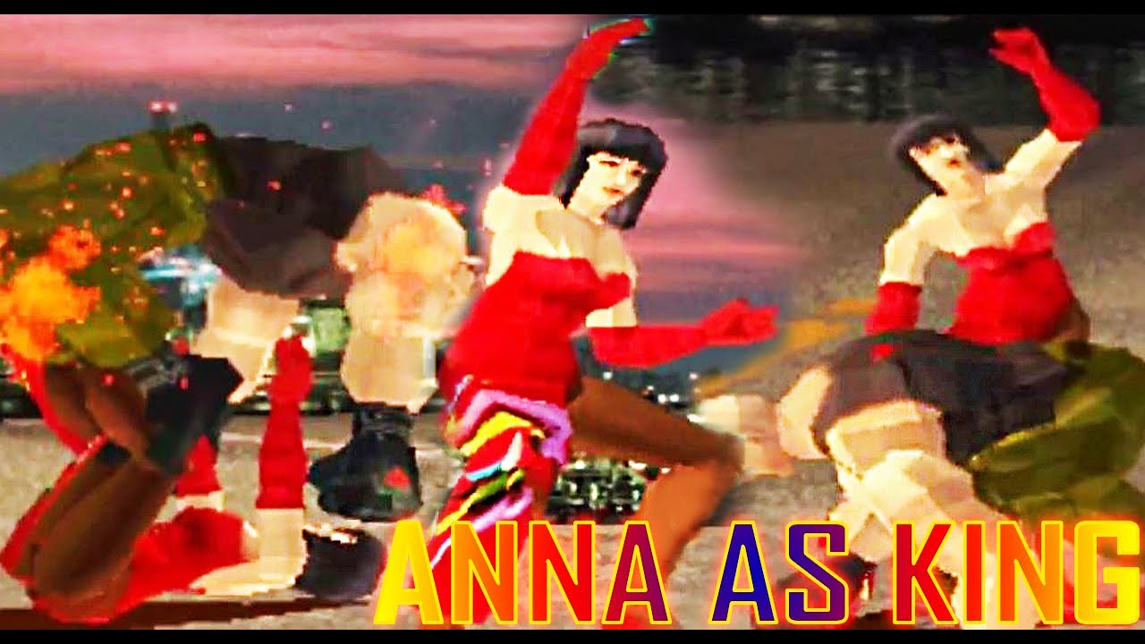 [TAS] Anna With King's Moves Gameplay - Tekken 2 (Arcade Version) (Requested)