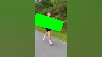 MrBeast Running with Bigger and Bigger Feastables meme - Green Screen