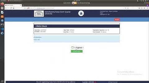 HNGU ONLINE EXAM Guideline Video