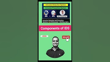 What are the components of Intrusion Detection Systems (IDS)? #shorts - 224 💥