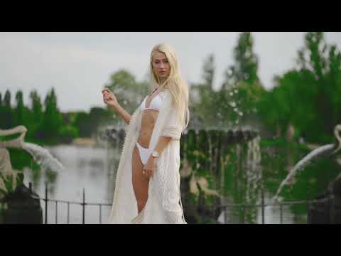 Video portrait Angelina Kali wearing AK Premiere Swimwear part 3 White Bikini