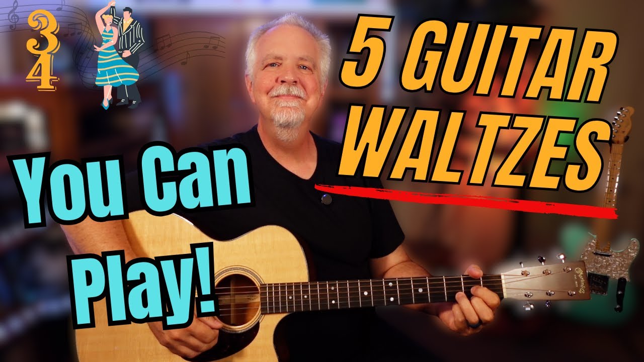 5 County Waltzes on Guitar for Older Beginners