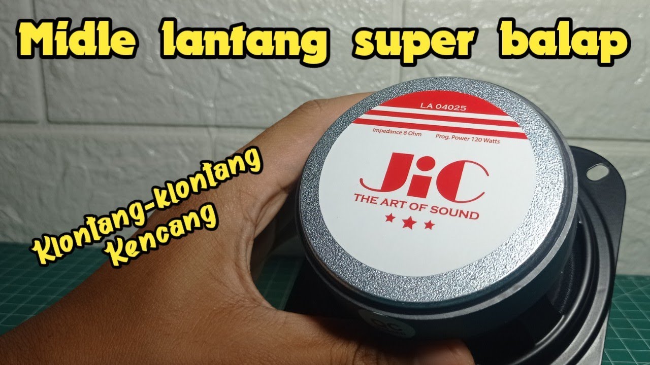 Review Speaker Mid Gurih Cocok Buat Line Array | JIC LA04025