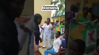 COMMUNITY VOLUNTEERING #communityhelp #communityengagement #love careerdevelopment#youthdevelopment