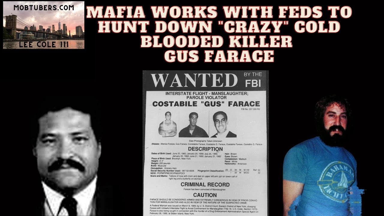 Crazy Gus Farace murders DEA AGENT ,MAFIA AND FEDS HUNT HIM DOWN.