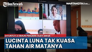 Dituntut 3 Tahun Penjara, Lucinta Luna Tak Kuasa Menahan Tangis Dituntut 3 Tahun Penjara, Lucinta Luna Tak Kuasa Menahan Tangis