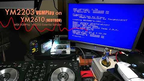 YM2203(OPN) Sampler - play on MSX NEOTRON(YM2610-B) rev 2.