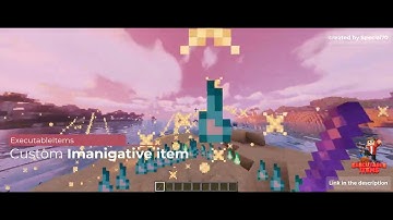 Custom Imaginative Item | ExecutableItems |  Minecraft