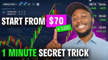 Start with $70 on Pocket Option & 1 Minute Signals | Trading Strategy for Beginner