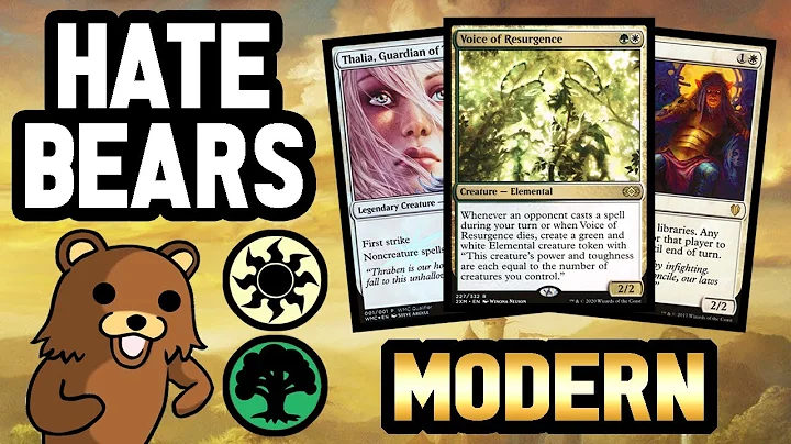 🐻 GW HATEBEARS is built to DESTROY the Meta! 【 MTG Modern 】