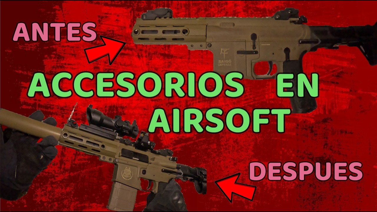 ACCESORIOS de AIRSOFT : ¿Cuáles Valen la Pena? 🔫 📦 Unboxing y Review📦