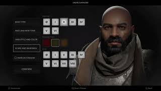 Remnant 2 - Create Character Creator Body Type Face and Skin Tone Scars and Markings Gameplay XSX