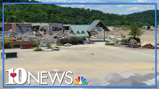 Demolition continues on Knoxville Center Mall