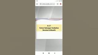 Sistem sokongan tumbuhan darat dan akuatik #pdpcCikguIntan