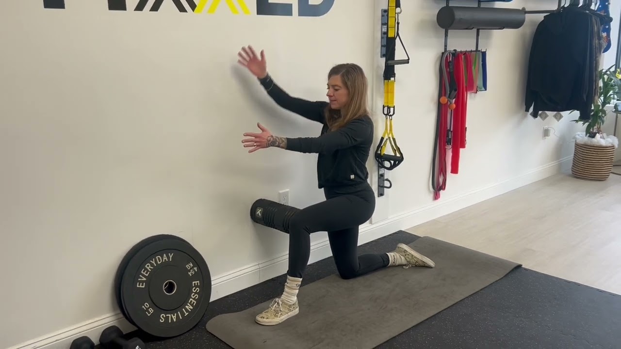 Half Kneeling Thoracic Windmills with Hip Adduction