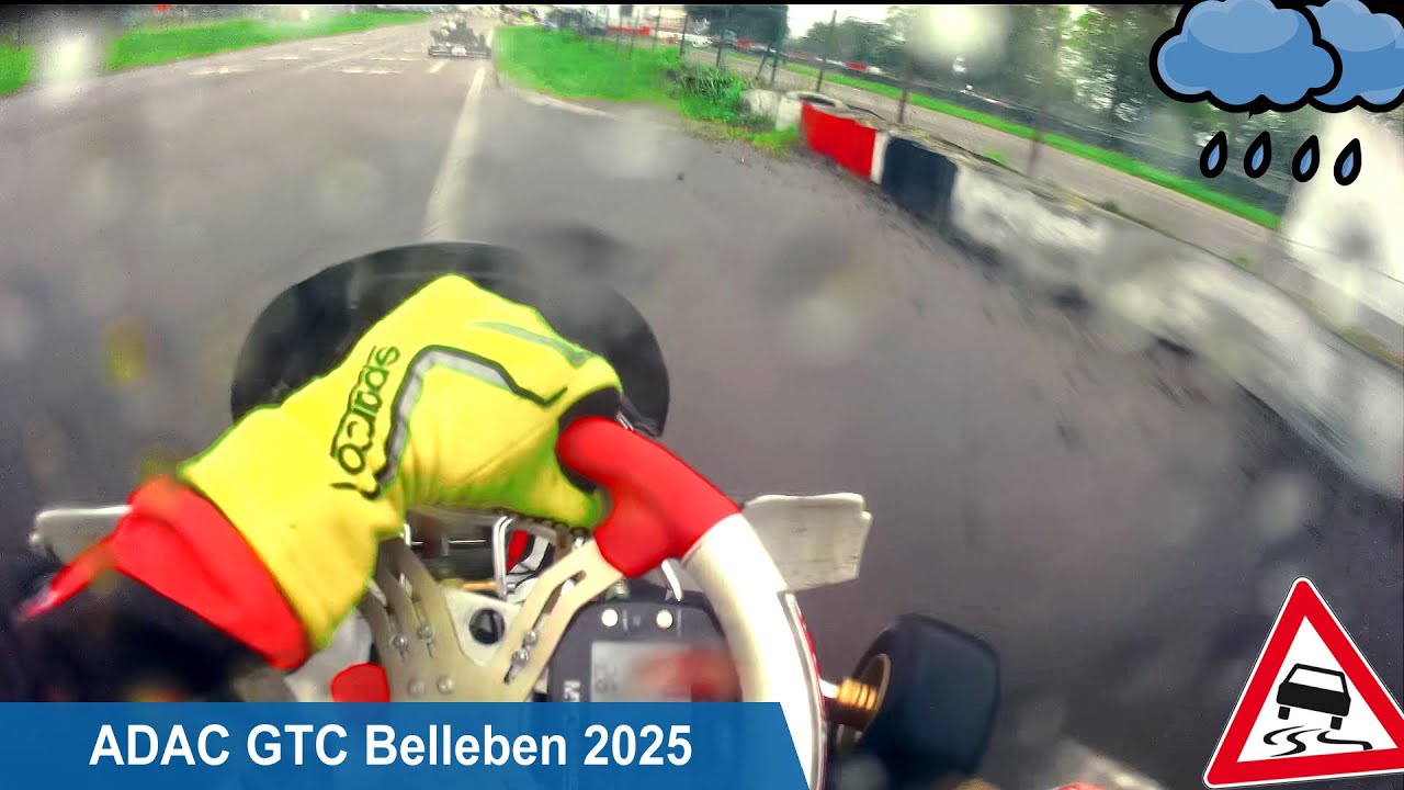 GTC Belleben 25: Heavy Rain, Flying Wheels, Spinning Karts - An Insane ADAC Karting Weekend (POV)
