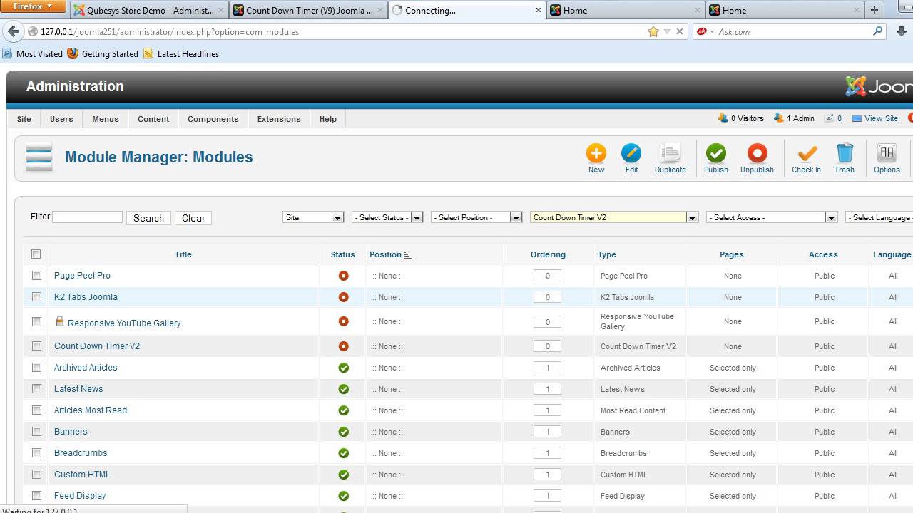Countdown Timer v3 Joomla Module YouTube
