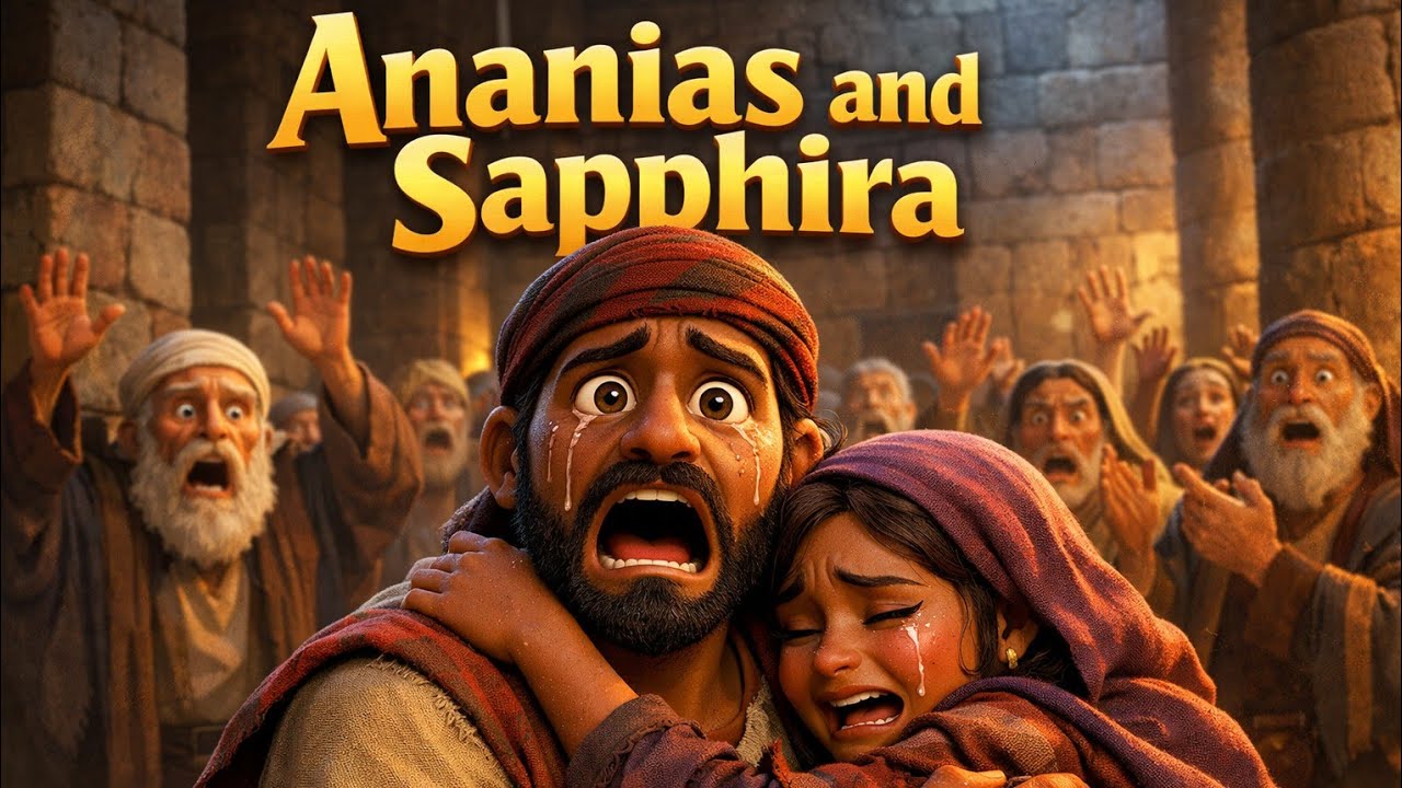 Public Validation and Lies Ruined Them | Ananias and Sapphira Bible Story Animation