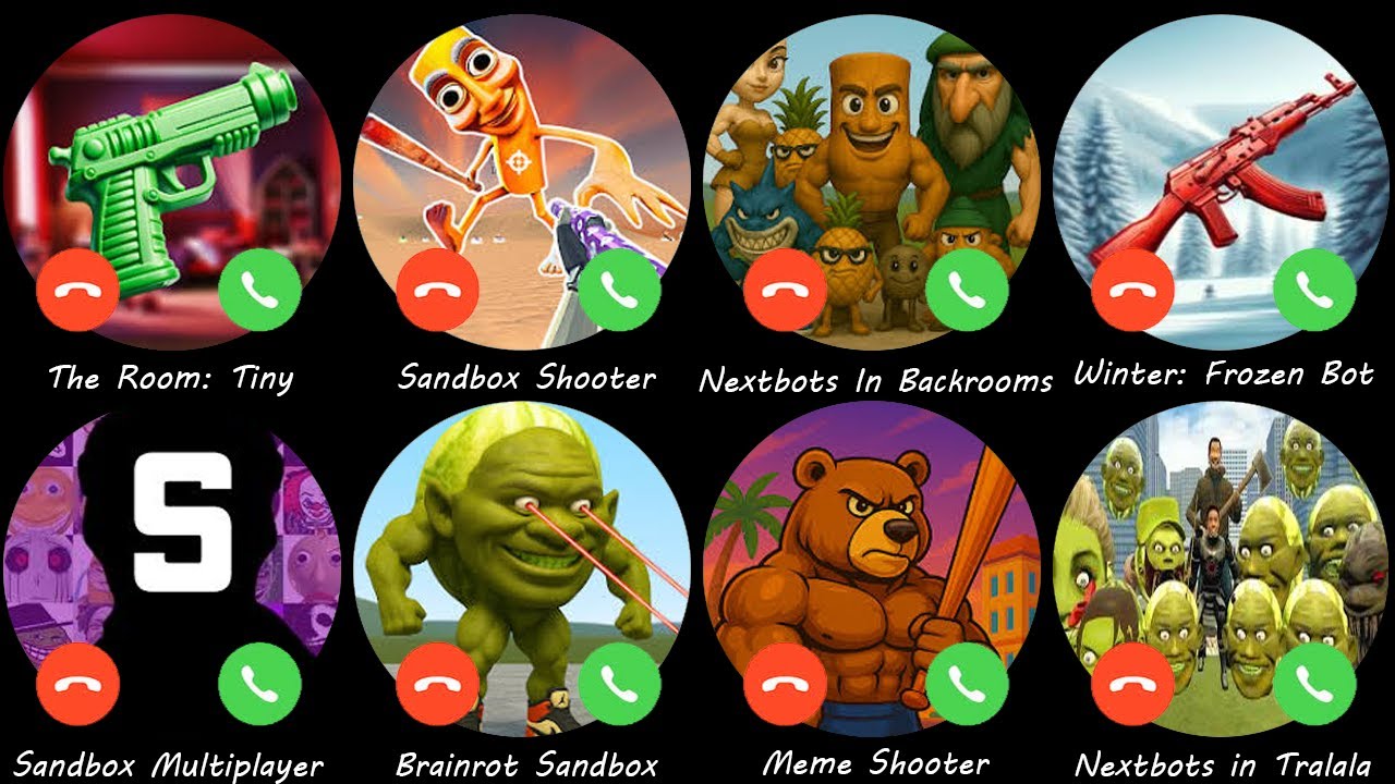 The Room: Tiny,Sandbox Multiplayer,Brainrot Sandbox,Sandbox Shooter,Meme Shooter,Nextbots in Tralala