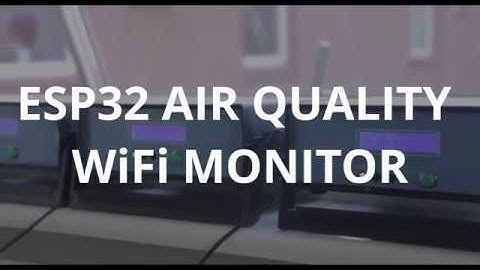 ESP32 CO2 Air Quality WiFi Sensor