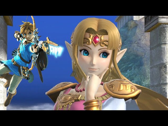 Link tryin to smash zelda #fyp #fypシ #zelda #reaction #