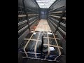 Crate from eurotools  loaded in a truck