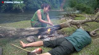 Top 1 Videos Fishing : Primitive Fishing Skills Catch Many Fish For Survival