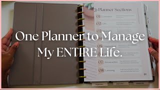 How I Plan My Entire Life in One Planner | Custom Functional Planning System WalkThrough