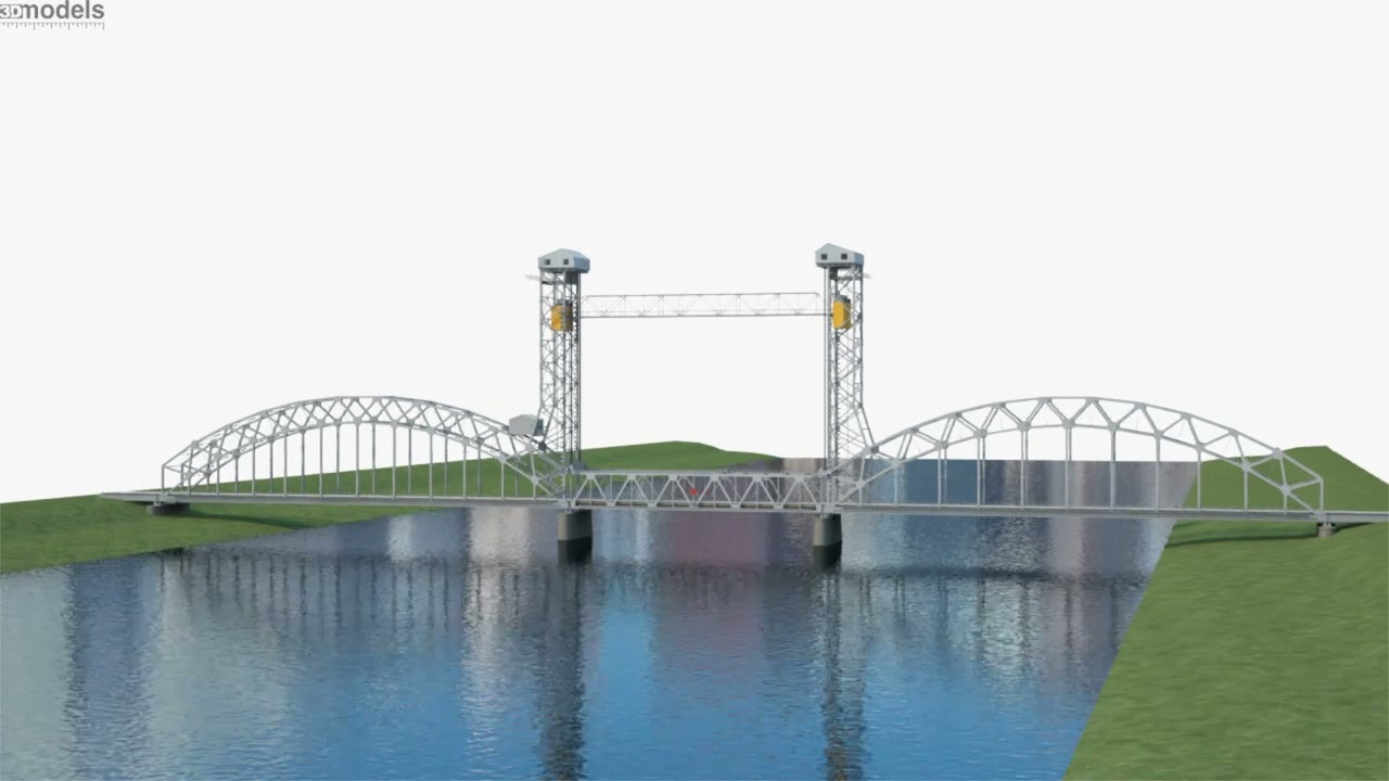 Rostov Lift Bridge 3D model by 3DModels.org