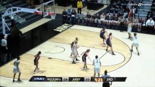 Army Womens Basketball Lena Hicks Open Layup Vs. Bucknell 1-2-17