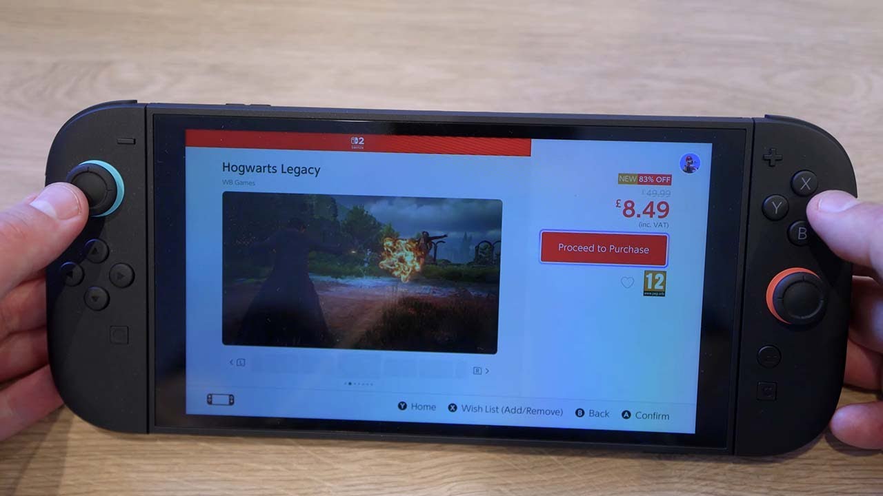 How to upgrade Hogwarts Legacy to Switch 2 Version