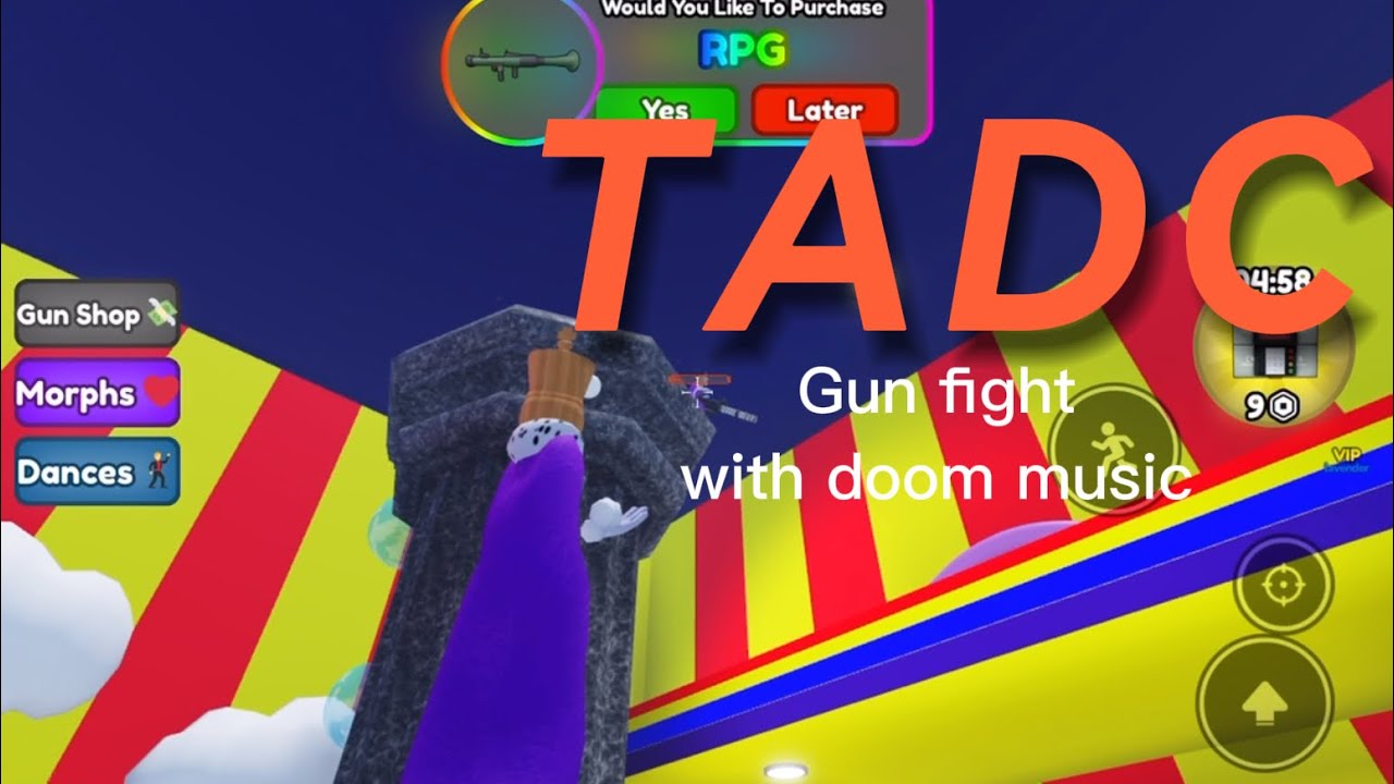 TADC GUN FIGHT WITH DOOM MUSIC