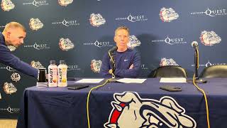 Gonzaga’s Mark Few post Saint Mary’s