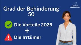 Schwerbehindertenausweis ab GdB 50: Die großen Vorteile und Irrtümer 2026