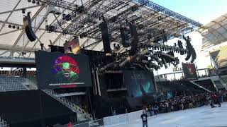 Iron Maiden live Pre Show Soundcheck at Banc of California Stadium Los Angeles, CA