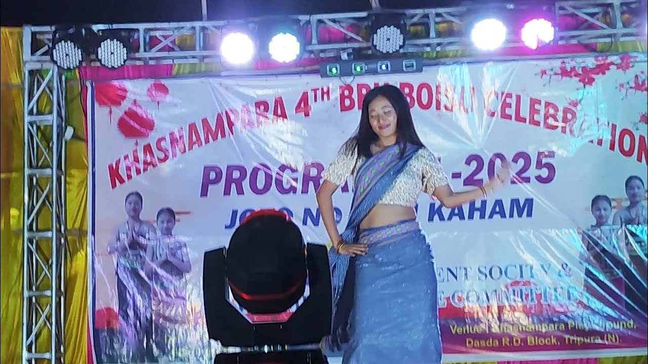 Govind and hana live performance// 4th bru Boisu celebration by khasnampara play ground