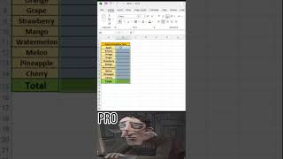Excel Trick That Makes You Look Pro🔥 #excel #excelshortcuts #office