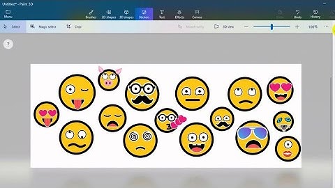 Spicy Task   Emojis in Paint 3D