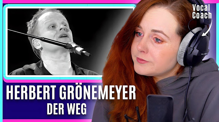 I've Never Cried This Much At A Song! | Herbert Grönemeyer - Der Weg | Vocal Coach Reacts
