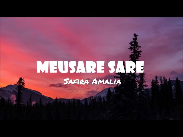 Lagu Aceh Terbaru Meusare sare - Safira Amalia (Lirik) class=