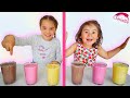 Twin Telepathy Milkshake Challenge | sis vs sis | Clarielle